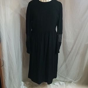 Zara Black Ankle length Dress